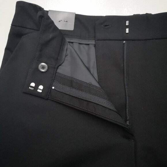 NWT Talbots Ladies Size 16/30 Black Zipper & 2 Clasp Closure Dress Pants - Picture 9 of 13